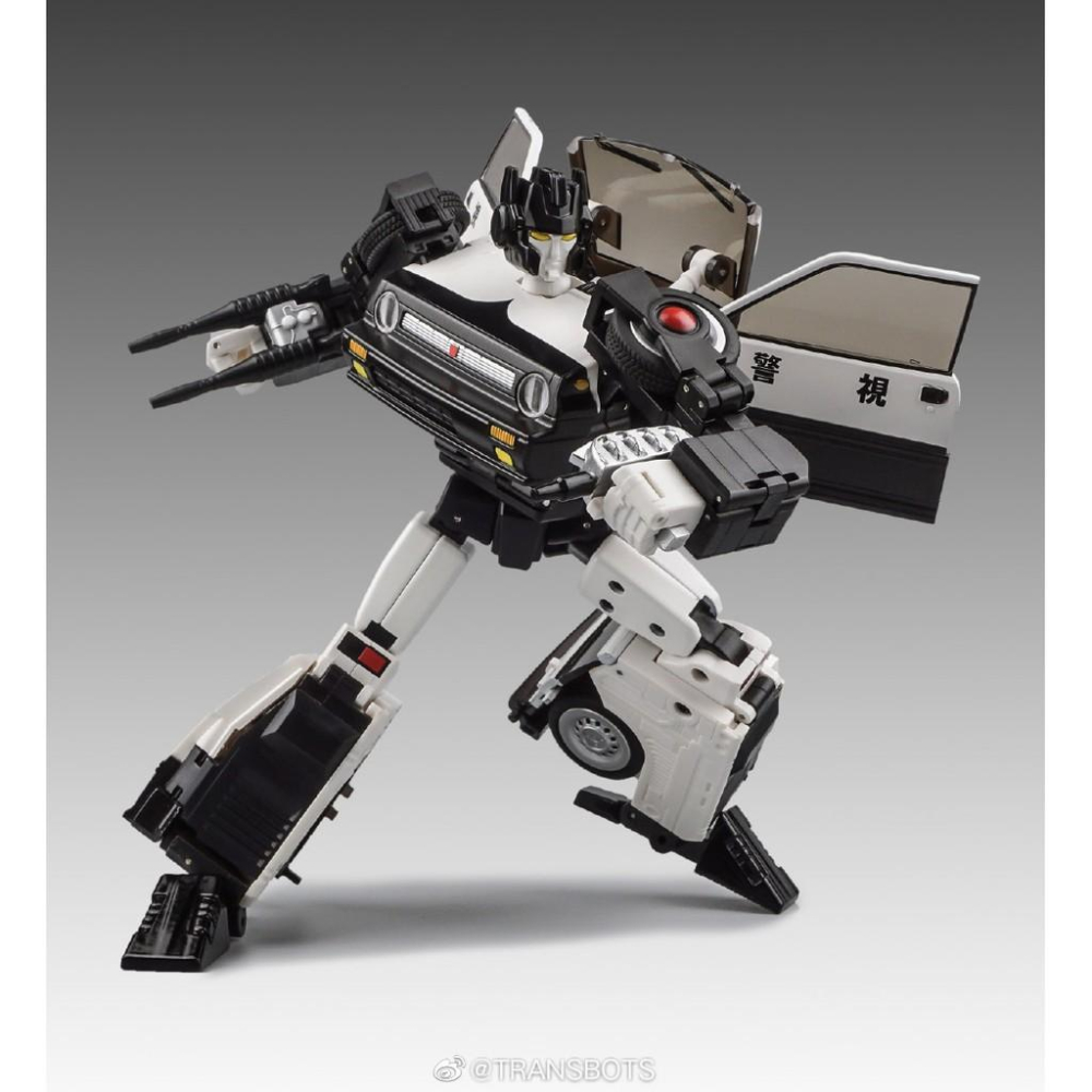 【現貨特價】變形玩具 X-Transbots 逮捕 附小車人偶 MX-17T MX-XVIIT 警車 廂型車 Taiho-細節圖2
