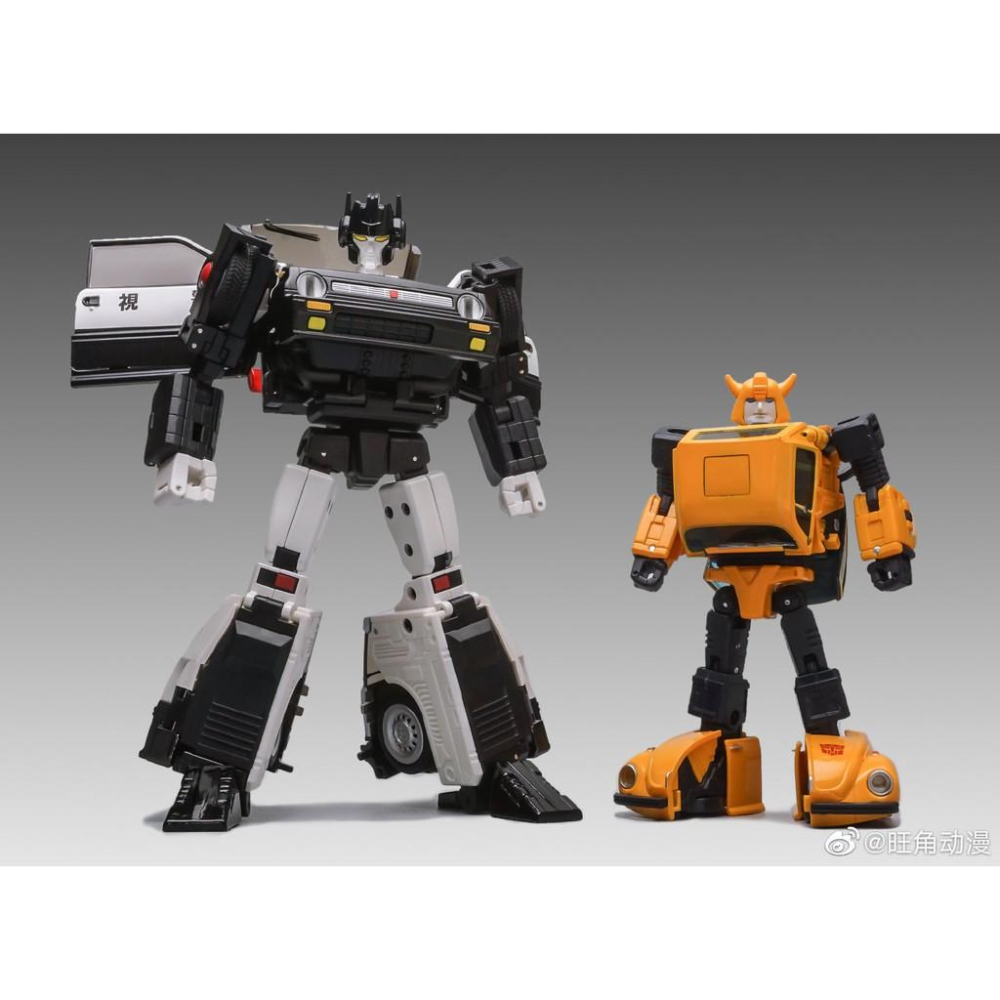 【現貨特價】變形玩具 X-Transbots 逮捕 附小車人偶 MX-17T MX-XVIIT 警車 廂型車 Taiho-細節圖3