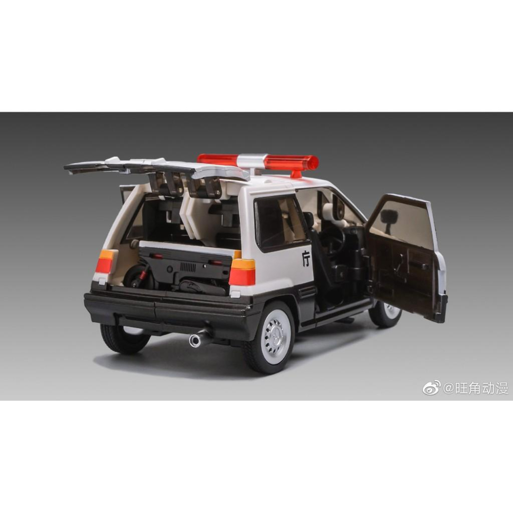 【現貨特價】變形玩具 X-Transbots 逮捕 附小車人偶 MX-17T MX-XVIIT 警車 廂型車 Taiho-細節圖6