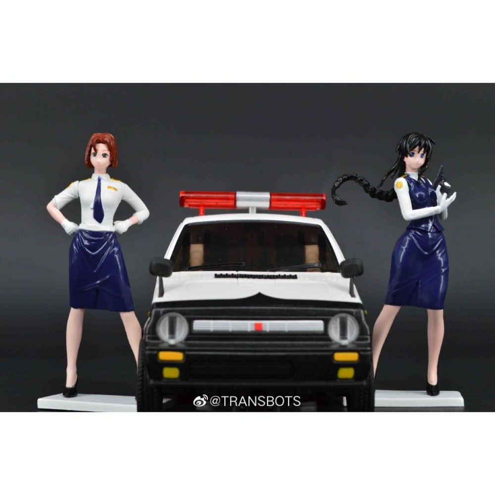 【現貨特價】變形玩具 X-Transbots 逮捕 附小車人偶 MX-17T MX-XVIIT 警車 廂型車 Taiho-細節圖8
