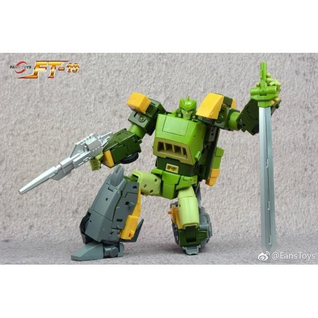 【台灣現貨】FansToys 彈簧 三變 再版 FT-19 百丈跳 直升機 運輸車 三變戰士 FT19 第三方 變形玩具-細節圖2