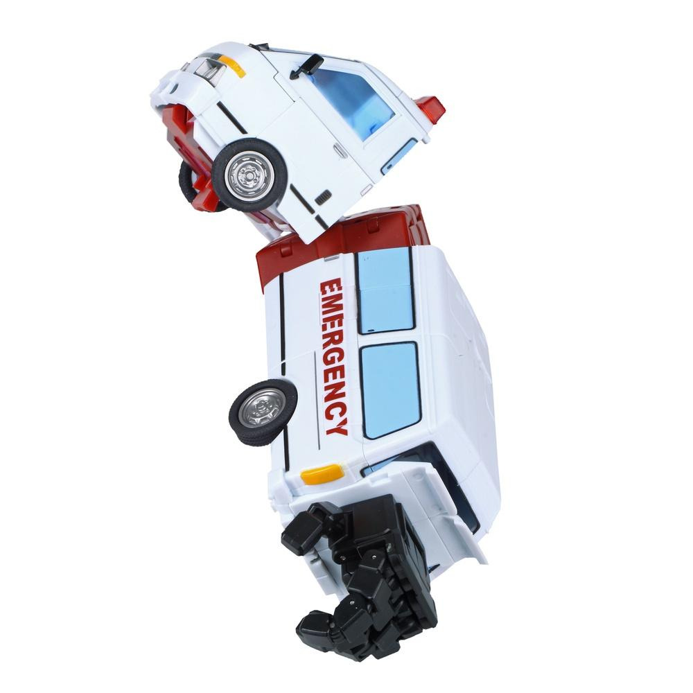 【全新現貨】OX 大國手 救護車 MMC PS-21 守護神 Medicus PS21 飛輪 第三方 變形玩具 合體-細節圖7