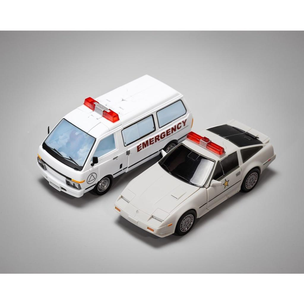 【全新現貨】OX 大街 警車 MMC PS-25 守護神 Navigant PS25 第三方 變形玩具 合體-細節圖6