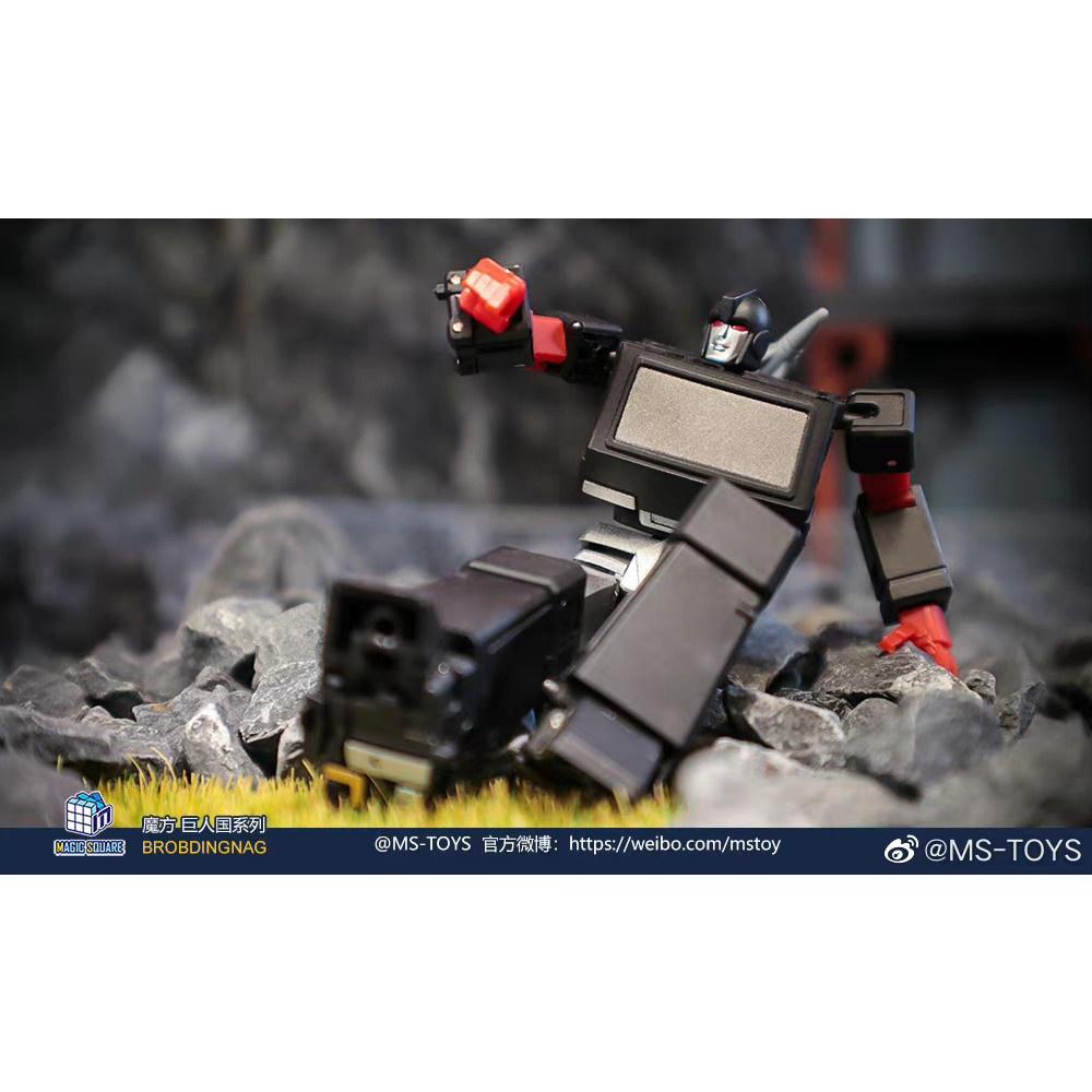 【台灣現貨】魔方 鏡像 鐵皮 黑暗老兵 MS-B44B 小比例 MS-TOYS 小貨車 巨人國 老兵 第三方 變形玩具-細節圖2