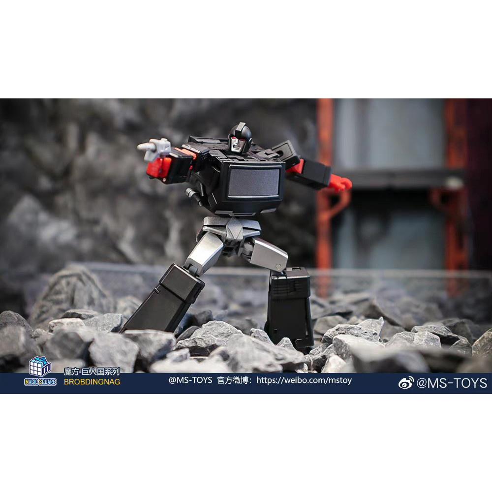 【台灣現貨】魔方 鏡像 鐵皮 黑暗老兵 MS-B44B 小比例 MS-TOYS 小貨車 巨人國 老兵 第三方 變形玩具-細節圖3
