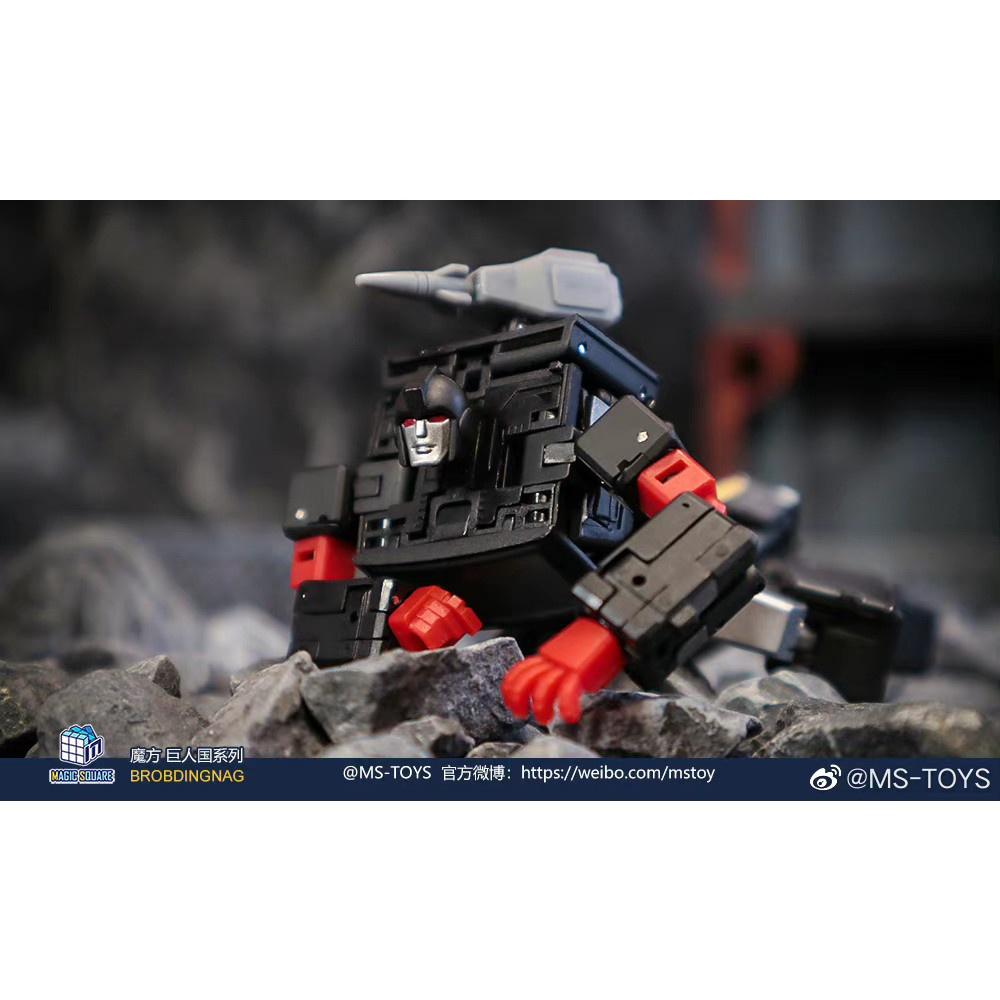 【台灣現貨】魔方 鏡像 鐵皮 黑暗老兵 MS-B44B 小比例 MS-TOYS 小貨車 巨人國 老兵 第三方 變形玩具-細節圖4