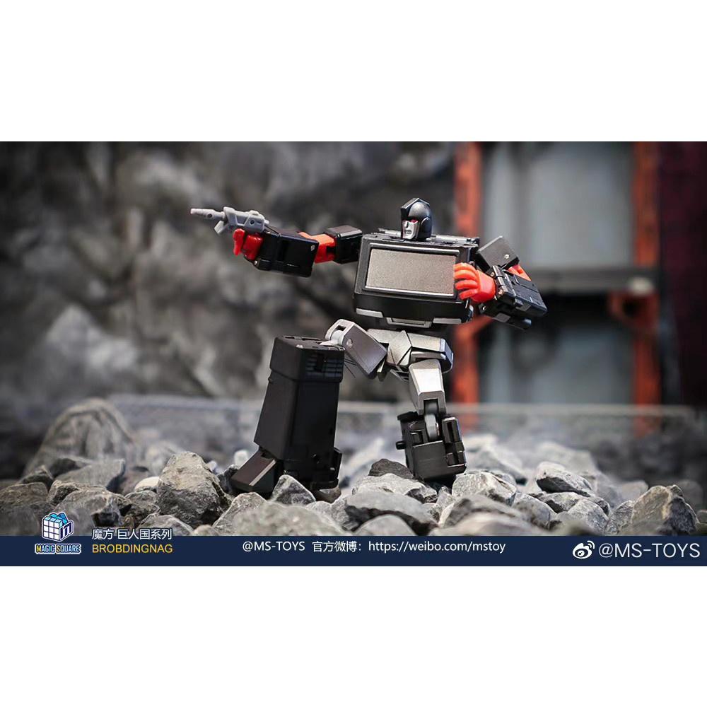 【台灣現貨】魔方 鏡像 鐵皮 黑暗老兵 MS-B44B 小比例 MS-TOYS 小貨車 巨人國 老兵 第三方 變形玩具-細節圖5
