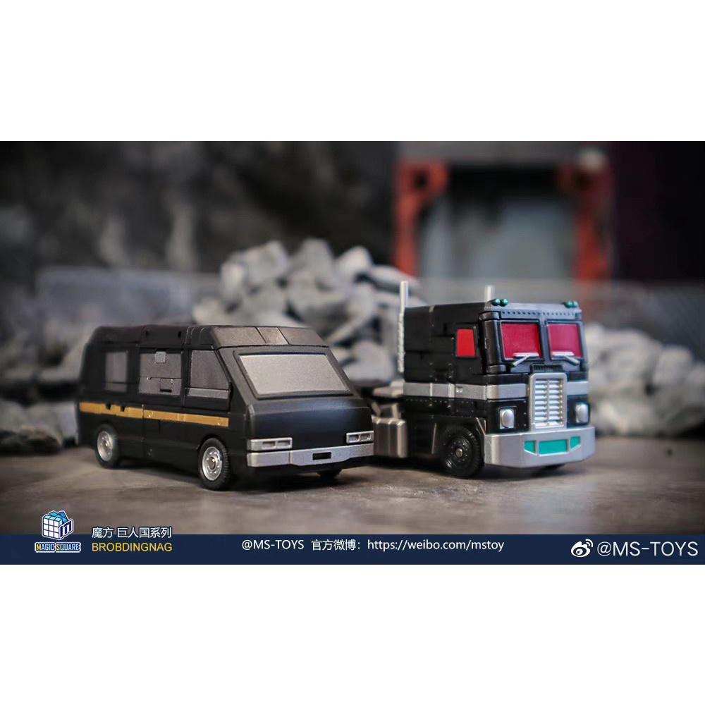 【台灣現貨】魔方 鏡像 鐵皮 黑暗老兵 MS-B44B 小比例 MS-TOYS 小貨車 巨人國 老兵 第三方 變形玩具-細節圖8