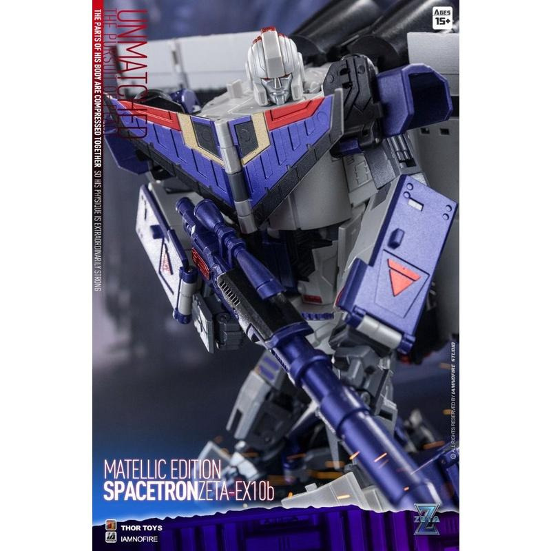 【即將售完】Zeta 金屬色 大火車 三變 MP比例 EX-10B 太空梭 火車頭 變形玩具 第三方 EX10B-細節圖4