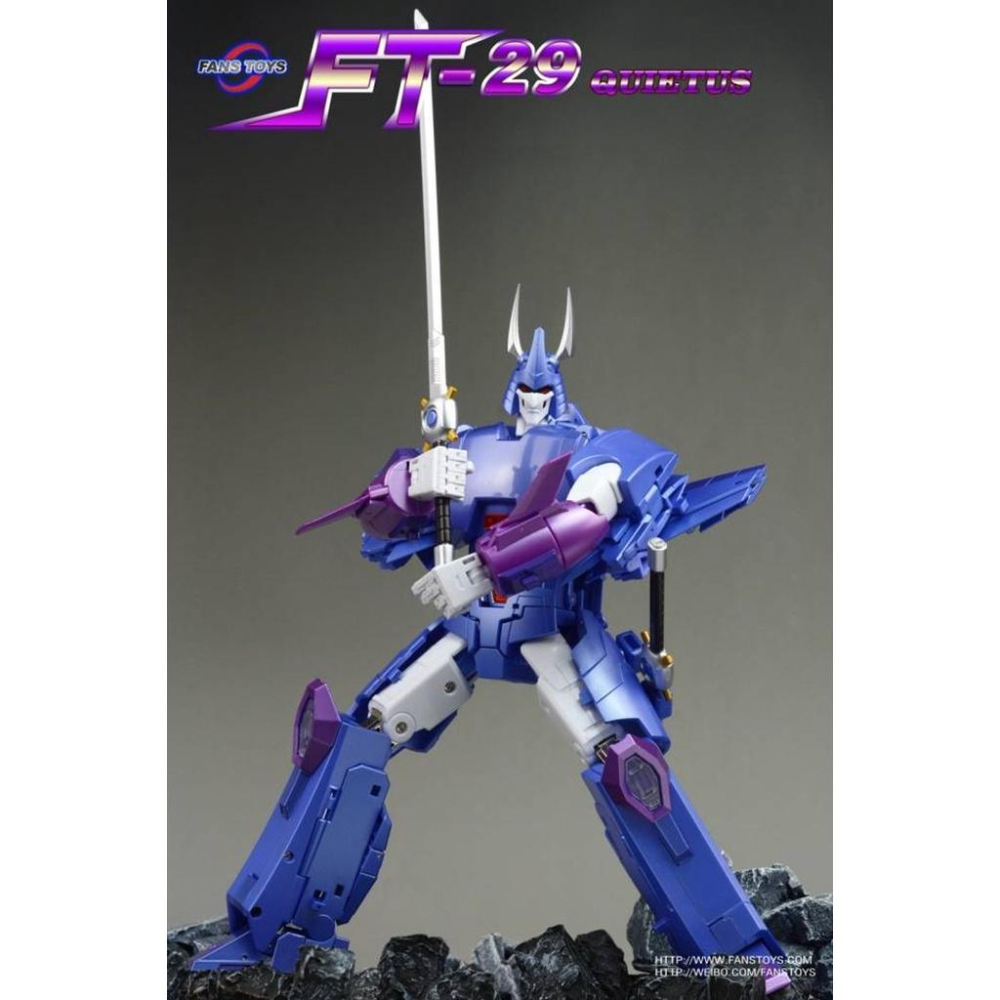 【台灣現貨】FansToys 狂飆 FT-29 原色版 MP比例 可搭配FT專用支架 FT29 Quietus 變形玩具-細節圖5