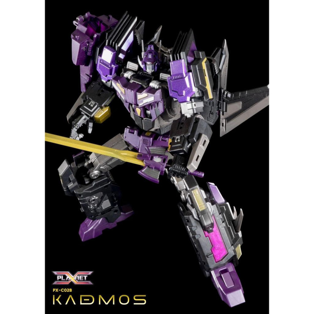 【即將售完】PlanetX 黑星宇 PX-C02B 黑史達 StarSaber IDW PXC02B KADMOS-細節圖3