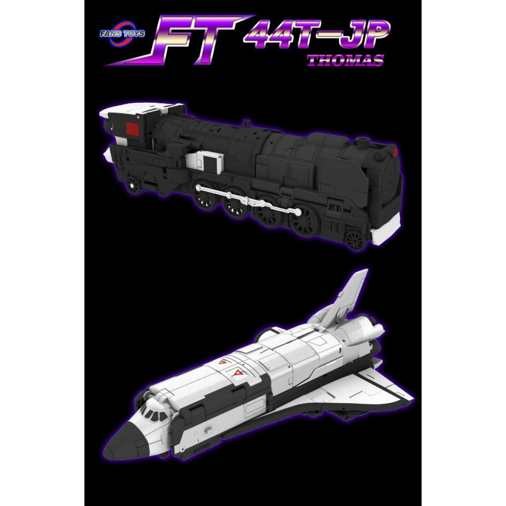 【台灣現貨】FansToys 日版 大火車 FT-44T-JP 太空梭 火車頭 FT 第三方 變形玩具-細節圖2