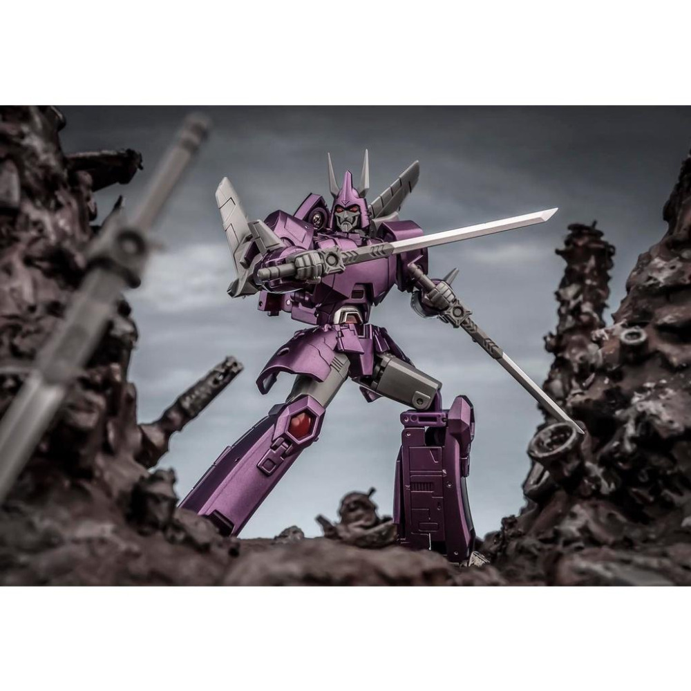 【即將售完】NEWAGE 紫色 狂飆 小比例 H43W 三船 Toshiro NA 口袋玩具 口袋戰爭 第三方 變形玩具-細節圖9