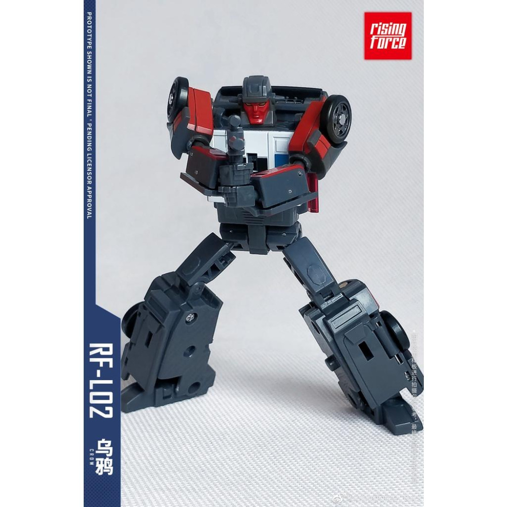 【台灣現貨】Rising Force 莽撞 飛天虎 小比例 RF-L02 汽車合體 變形玩具 第三方 RF-02 RF-細節圖3