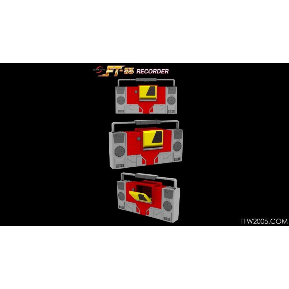 【台灣現貨】FansToys 錄音機 FT-55 答錄機 磁帶戰士 音波 聲波 Recoder MP比例 第三方-細節圖5