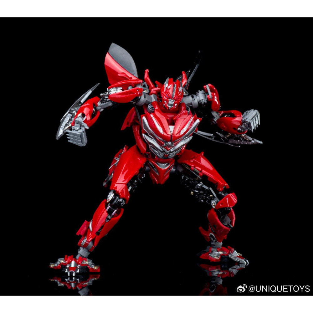 【台灣現貨】UT 迪諾 R-06 法拉利 MP比例 Unique Toys R06 Red Dasher 變形玩具-細節圖2