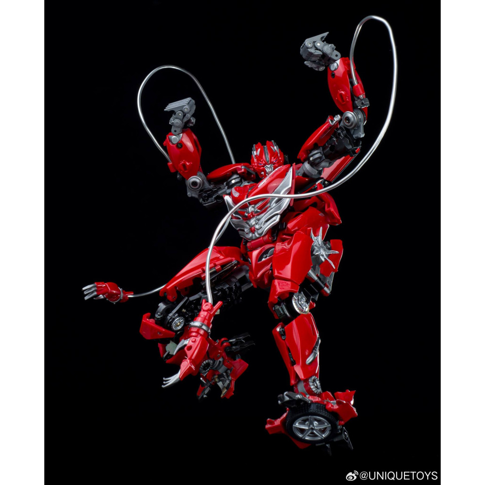 【台灣現貨】UT 迪諾 R-06 法拉利 MP比例 Unique Toys R06 Red Dasher 變形玩具-細節圖3