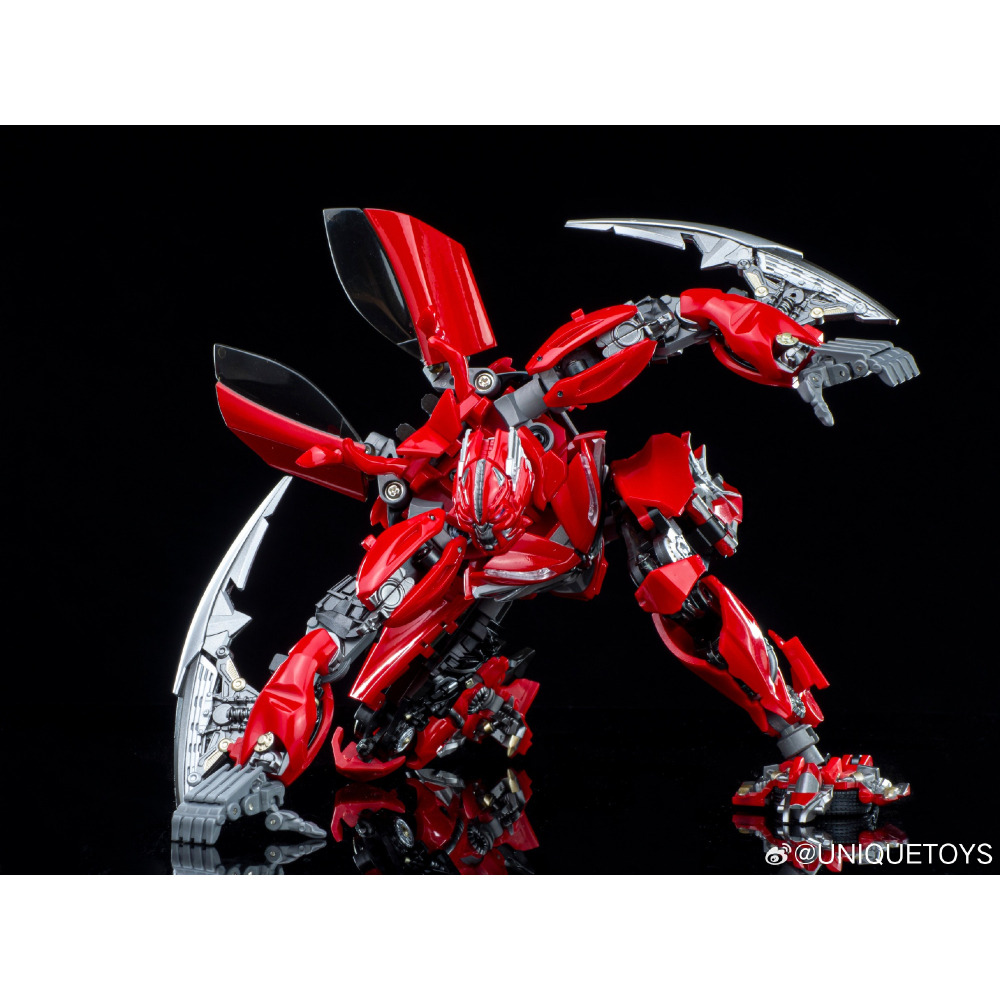 【台灣現貨】UT 迪諾 R-06 法拉利 MP比例 Unique Toys R06 Red Dasher 變形玩具-細節圖5