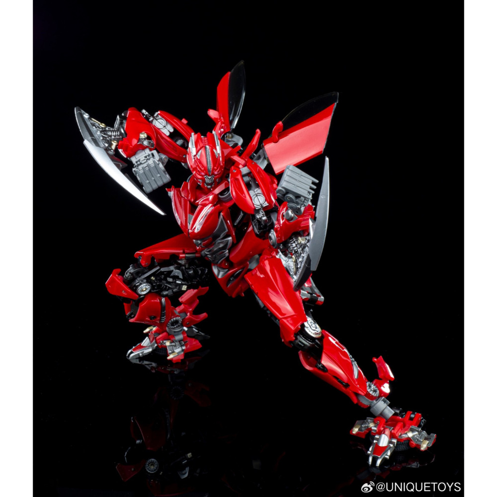 【台灣現貨】UT 迪諾 R-06 法拉利 MP比例 Unique Toys R06 Red Dasher 變形玩具-細節圖6