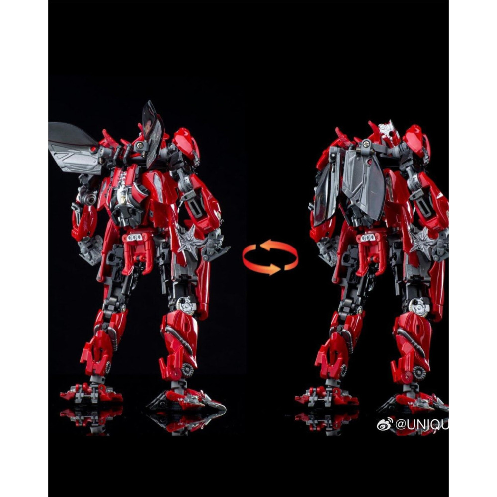 【台灣現貨】UT 迪諾 R-06 法拉利 MP比例 Unique Toys R06 Red Dasher 變形玩具-細節圖7