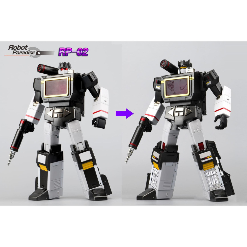 【台灣現貨】Robot Paradise 音板 附蝙蝠磁帶 RP-02 磁帶戰士 錄音機 音波 聲波 FansToys-細節圖3