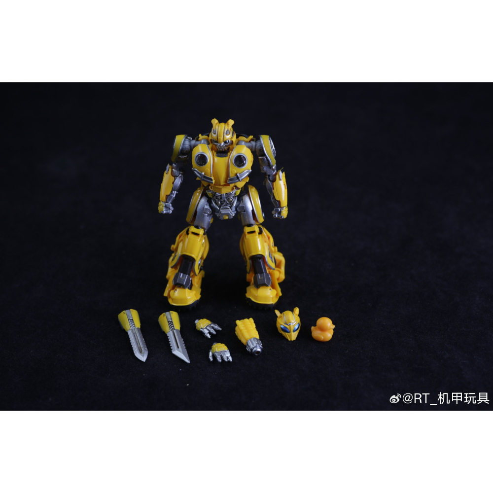 【台灣現貨】RobotToys 大黃蜂 小比例 兵蜂 DT-01 小黃蜂 機甲玩具 RT 第三方 變形玩具-細節圖4