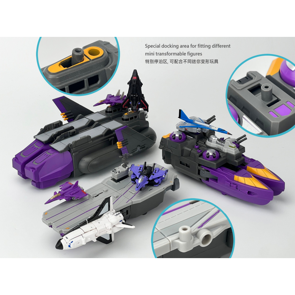 【台灣現貨】FansHobby 潮汐波 MB-21 月潮波 海嘯 提督 可與MB-17合體 第三方 變形玩具-細節圖8