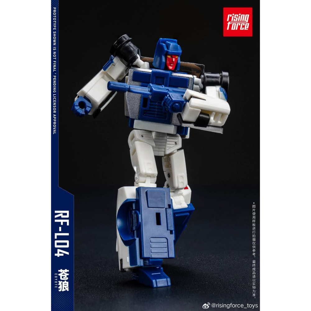 【台灣現貨】Rising Force 打擊 飛天虎 小比例 RF-L04 汽車合體 變形玩具 第三方 RF-04 RF-細節圖2