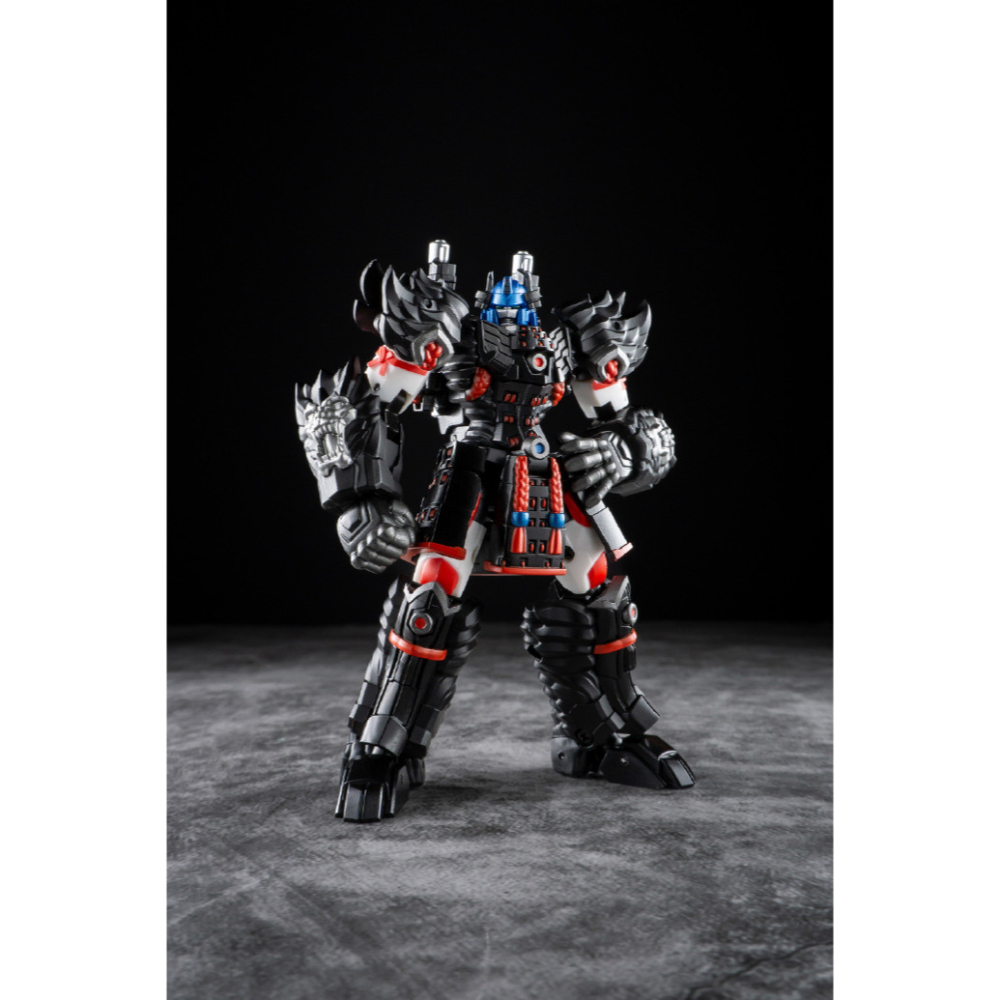 【台灣現貨】鐵工廠 武者 金剛王 猩猩王 小比例 EX-75 IronFactory 擎天聖 EX75 第三方 變形玩具-細節圖2