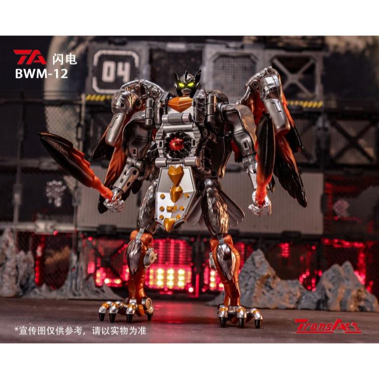 【台灣現貨】TransArt 閃電 銀狼 BWM-12 萬獸崛起 野獸大戰 TA 超能勇士 野獸戰爭 第三方 變形玩具-細節圖7