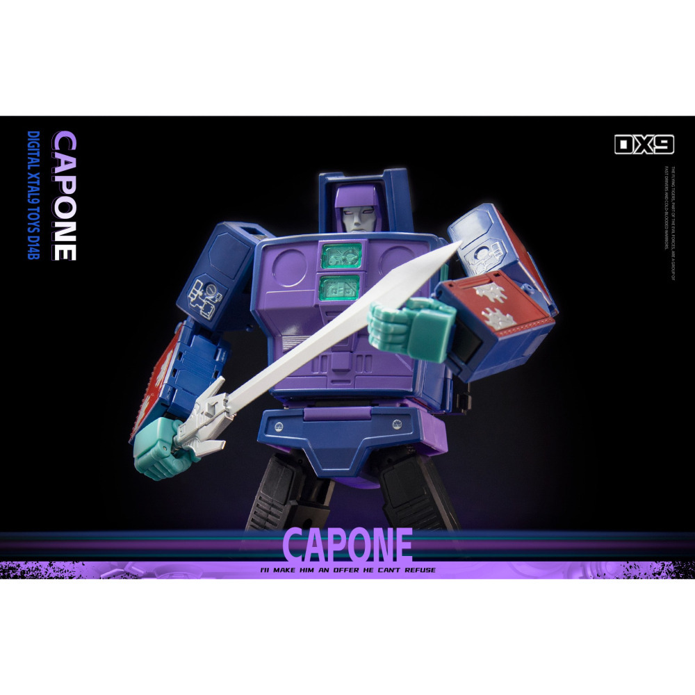 【全新現貨】DX9 G2 汽車大師 含貨櫃 D14B 飛天虎 Capone 汽車合體 創工 MP比例 第三方 變形玩具-細節圖5