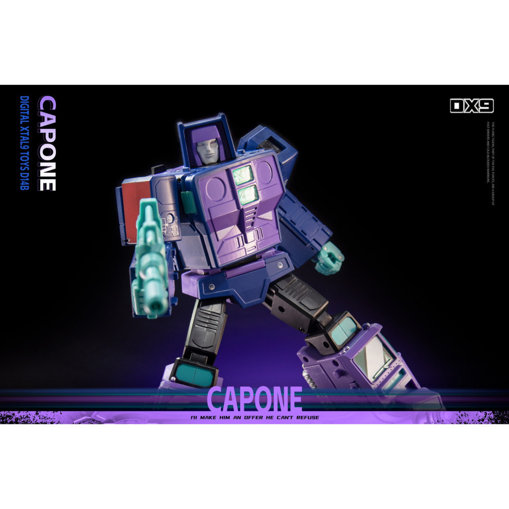 【全新現貨】DX9 G2 汽車大師 含貨櫃 D14B 飛天虎 Capone 汽車合體 創工 MP比例 第三方 變形玩具-細節圖6