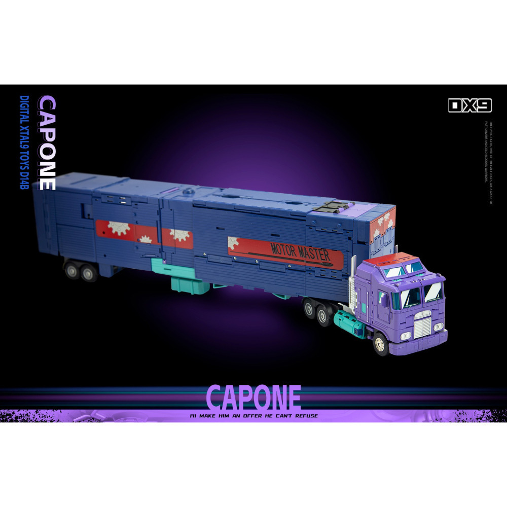 【全新現貨】DX9 G2 汽車大師 含貨櫃 D14B 飛天虎 Capone 汽車合體 創工 MP比例 第三方 變形玩具-細節圖9