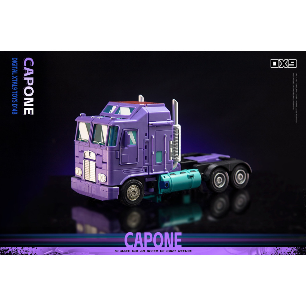 【即將售完】DX9 G2 汽車大師 含貨櫃 D14B 飛天虎 Capone 汽車合體 創工 MP比例 第三方 變形玩具-細節圖7