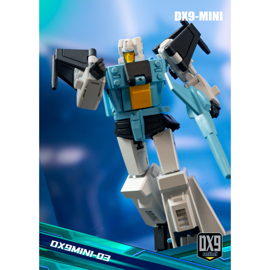 【台灣現貨】DX9 小諸葛 小比例 黎恩 MINI-03 頭領戰士 第三方 變形玩具-細節圖3