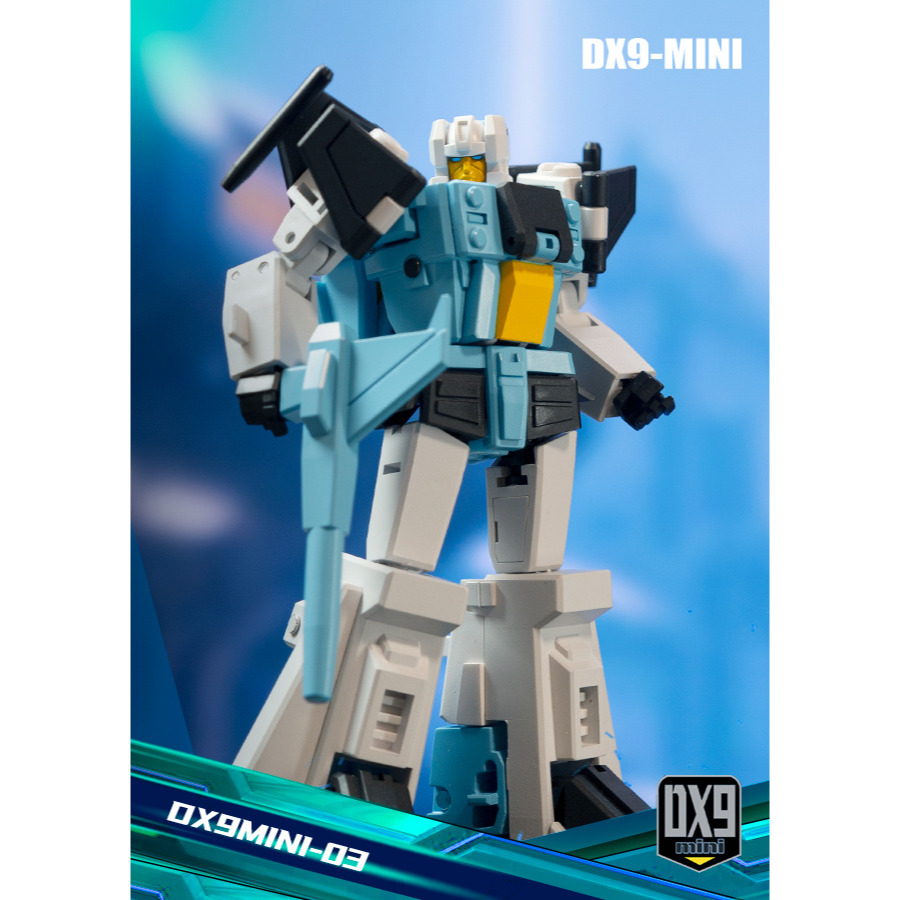 【台灣現貨】DX9 小諸葛 小比例 黎恩 MINI-03 頭領戰士 第三方 變形玩具-細節圖4