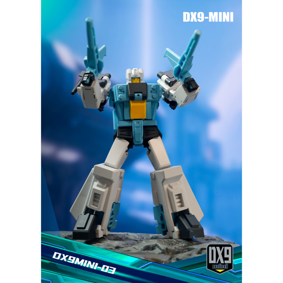 【台灣現貨】DX9 小諸葛 小比例 黎恩 MINI-03 頭領戰士 第三方 變形玩具-細節圖5