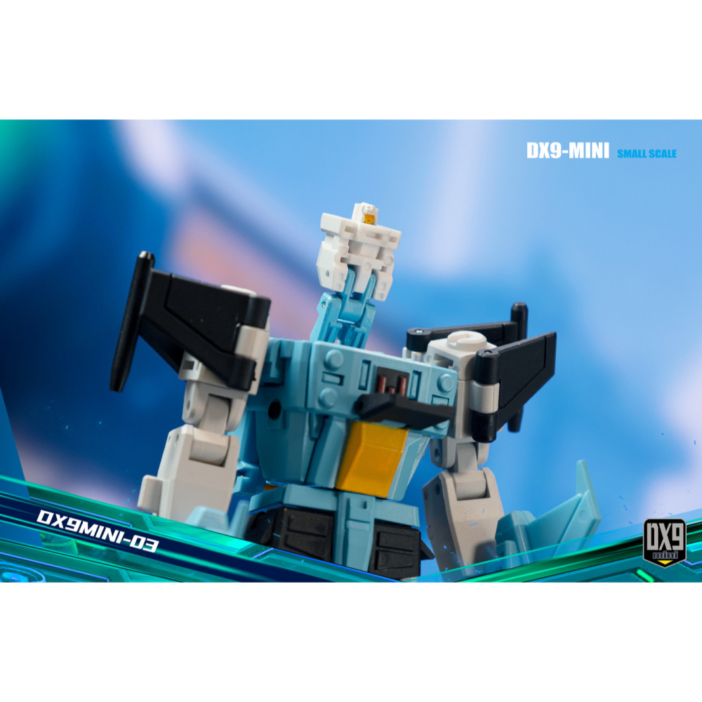 【台灣現貨】DX9 小諸葛 小比例 黎恩 MINI-03 頭領戰士 第三方 變形玩具-細節圖7