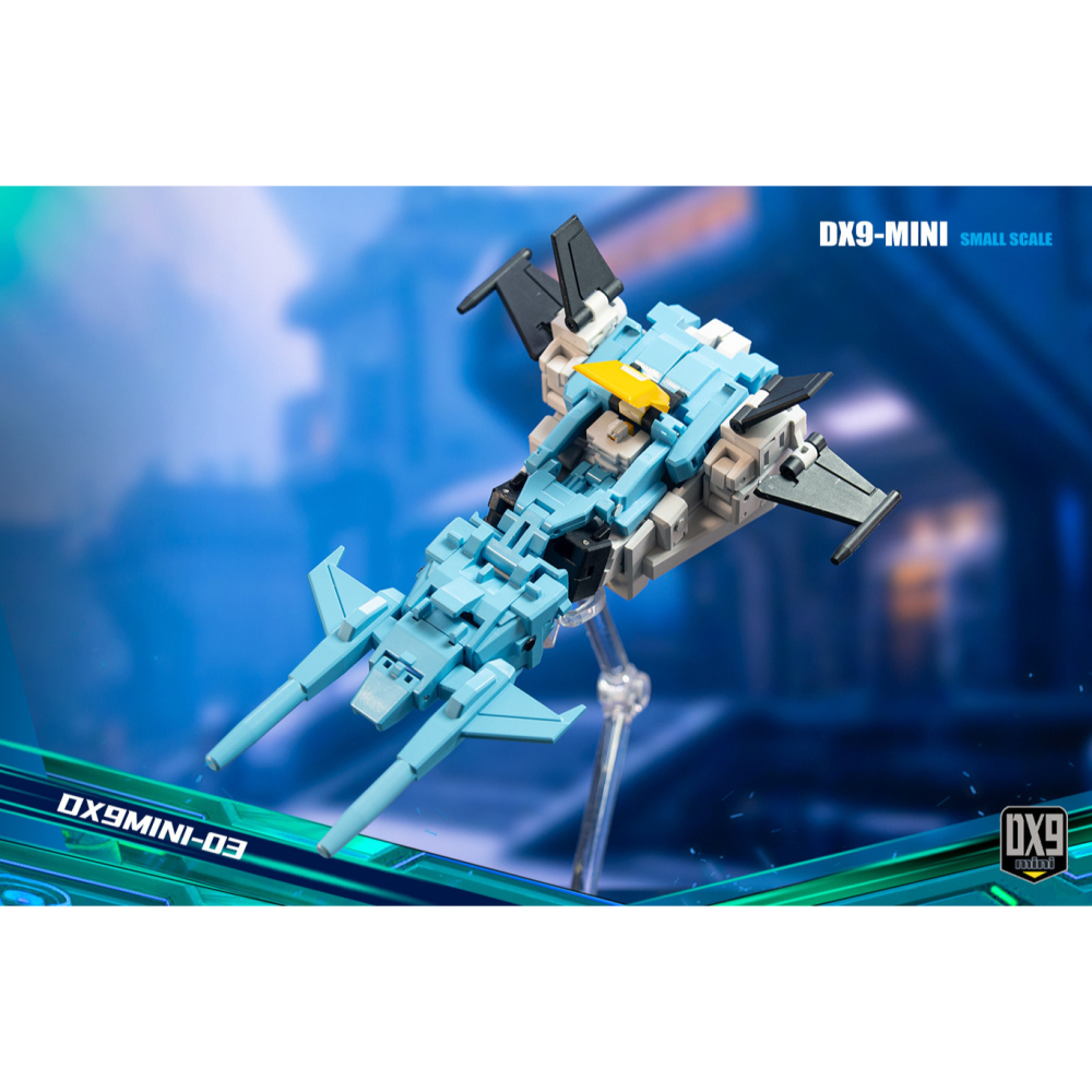 【台灣現貨】DX9 小諸葛 小比例 黎恩 MINI-03 頭領戰士 第三方 變形玩具-細節圖8