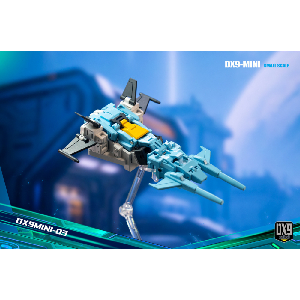 【台灣現貨】DX9 小諸葛 小比例 黎恩 MINI-03 頭領戰士 第三方 變形玩具-細節圖9