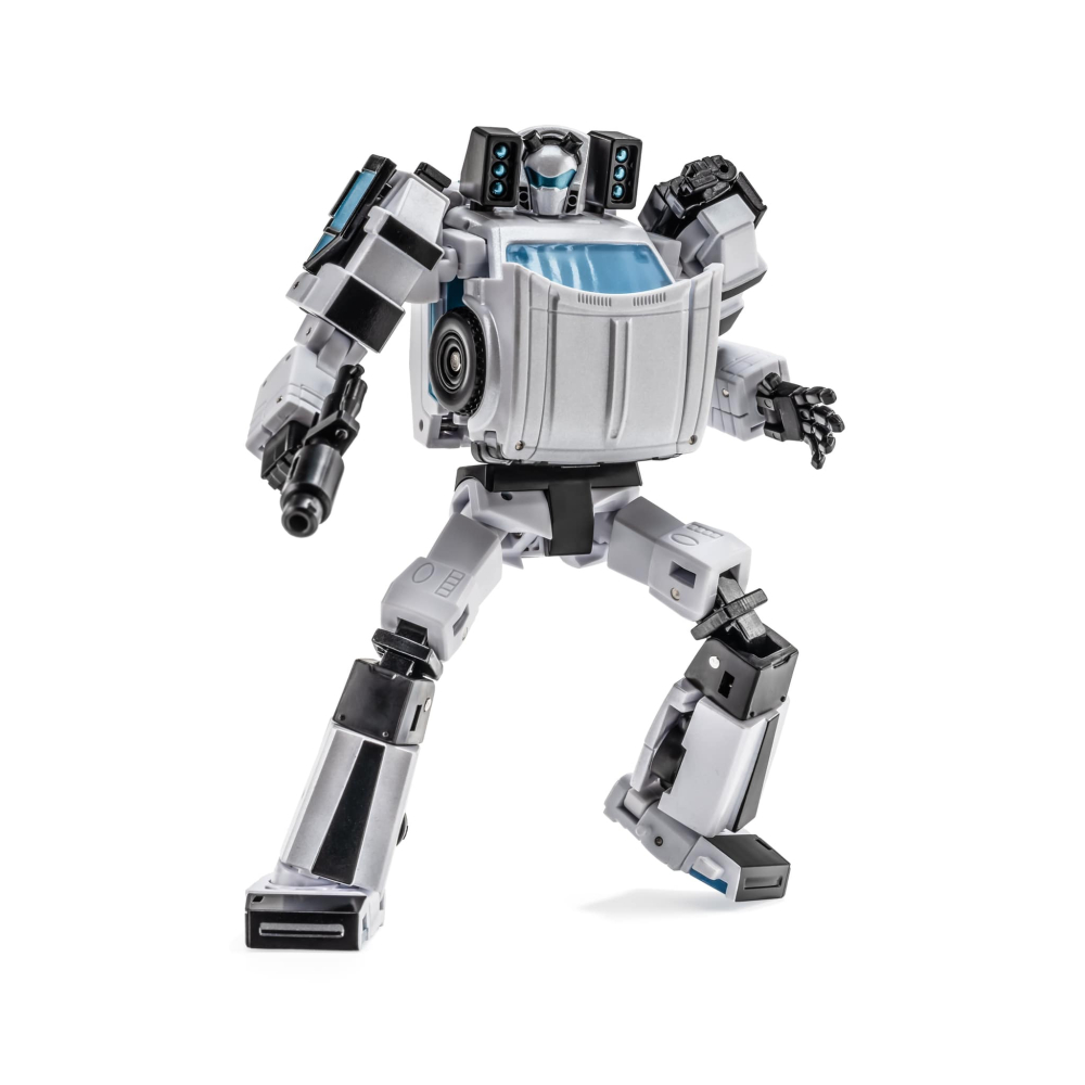 【台灣現貨】NEWAGE 白色 開路先鋒 白兵 小比例 H64W Lincoln NA 第三方 變形玩具-細節圖5