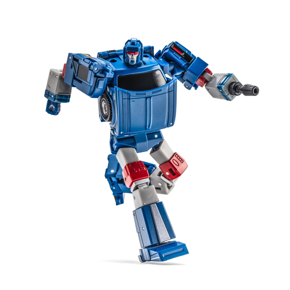 【台灣現貨】NEWAGE 藍色 鏡像 開路先鋒 小比例 H64B Lincoln NA 第三方 變形玩具-細節圖3