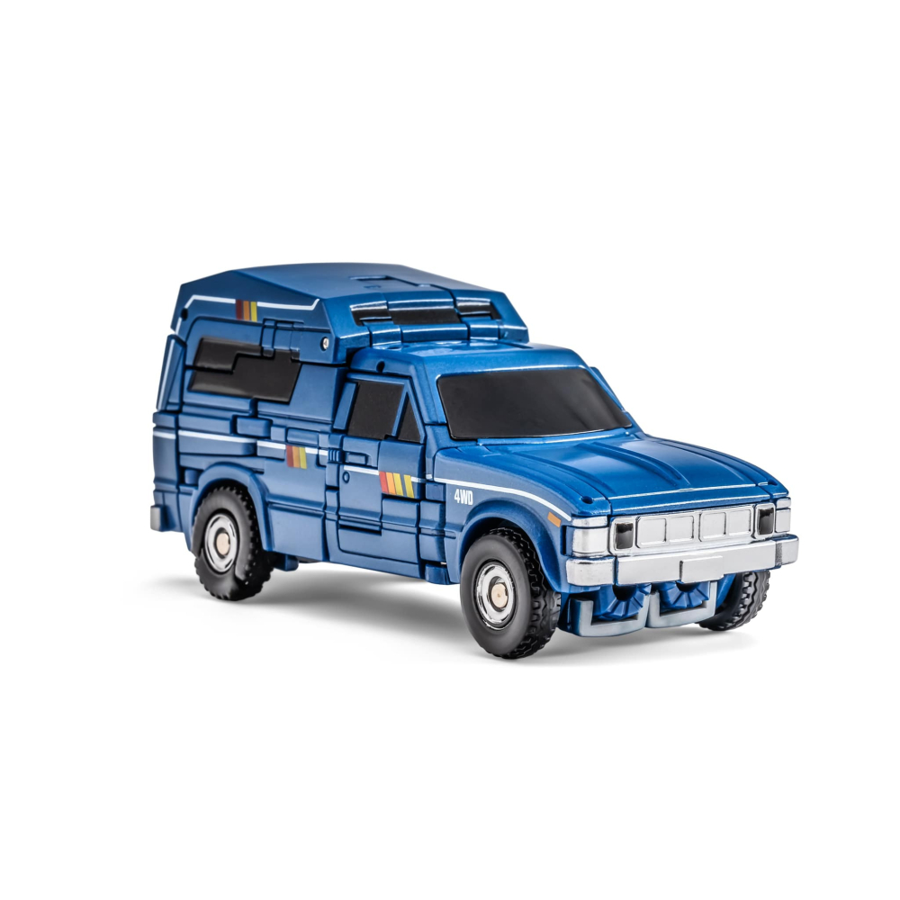 【台灣現貨】NEWAGE 藍色 鏡像 開路先鋒 小比例 H64B Lincoln NA 第三方 變形玩具-細節圖8