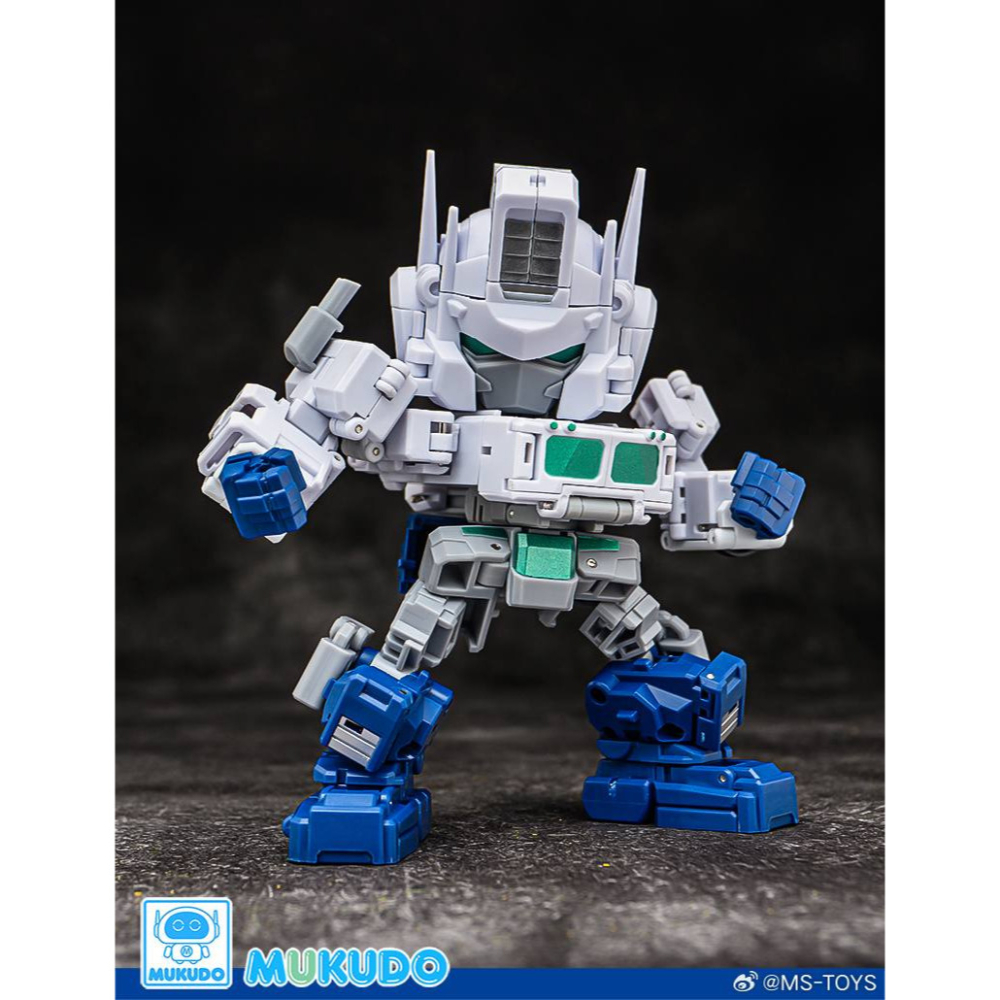 【台灣現貨】魔方 Q版 白色 柯博文 卡卡仔 小比例 馬格斯 MS-G04W 磨菇頭 MS-TOYS TRUCK BOY-細節圖2