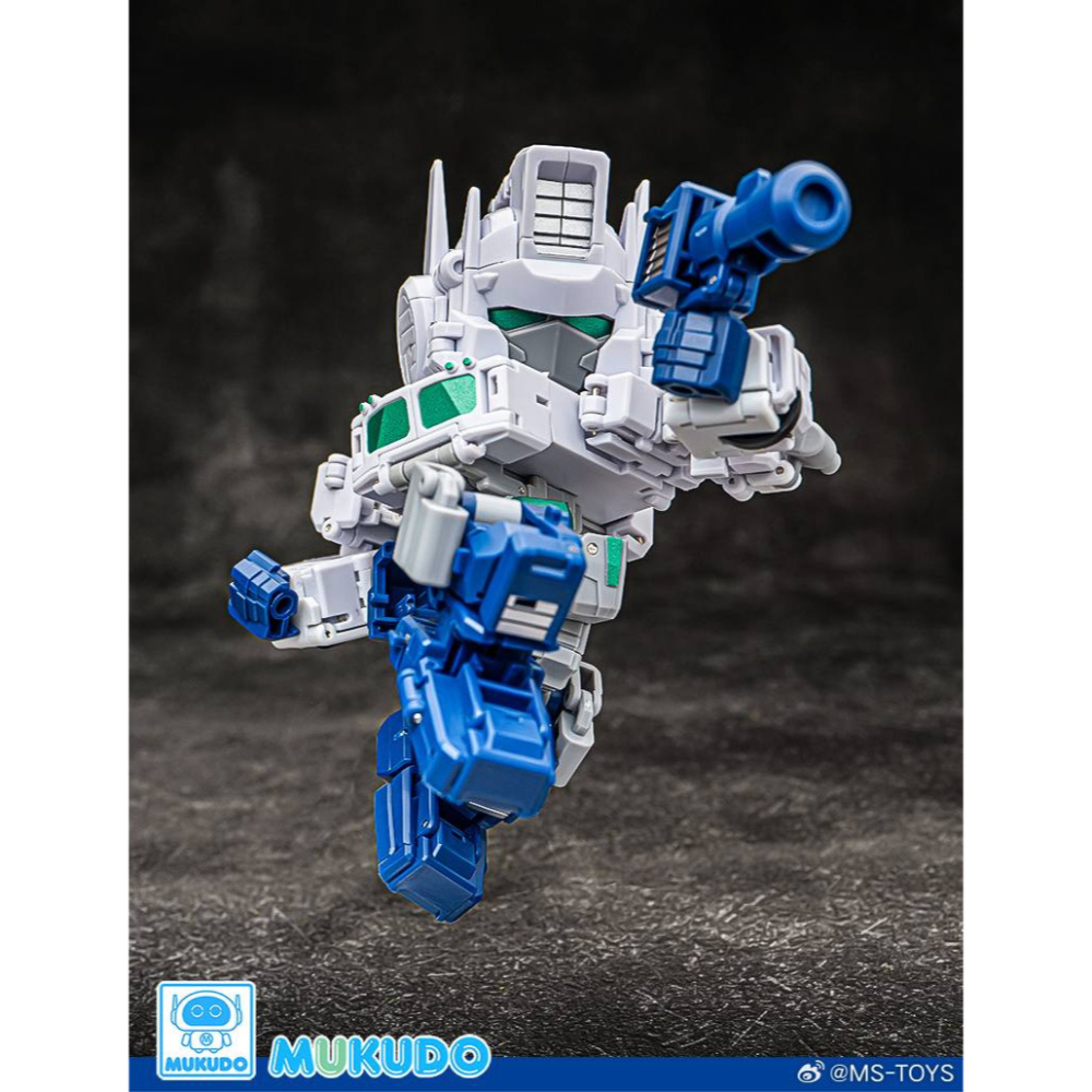 【台灣現貨】魔方 Q版 白色 柯博文 卡卡仔 小比例 馬格斯 MS-G04W 磨菇頭 MS-TOYS TRUCK BOY-細節圖3