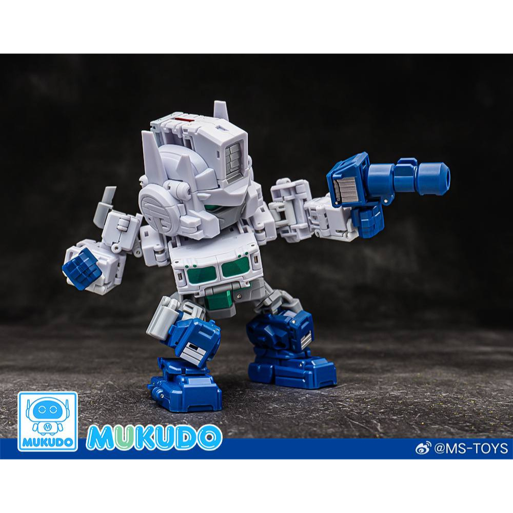 【台灣現貨】魔方 Q版 白色 柯博文 卡卡仔 小比例 馬格斯 MS-G04W 磨菇頭 MS-TOYS TRUCK BOY-細節圖4