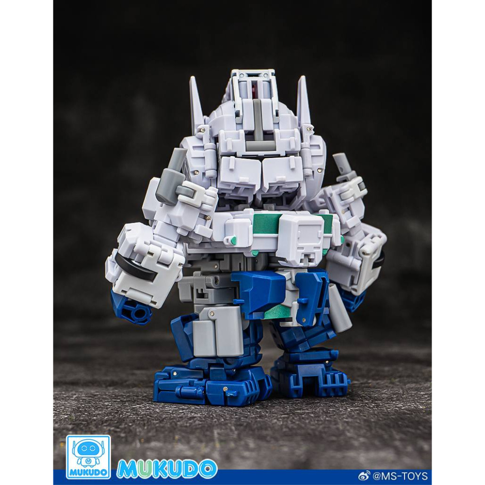 【台灣現貨】魔方 Q版 白色 柯博文 卡卡仔 小比例 馬格斯 MS-G04W 磨菇頭 MS-TOYS TRUCK BOY-細節圖5