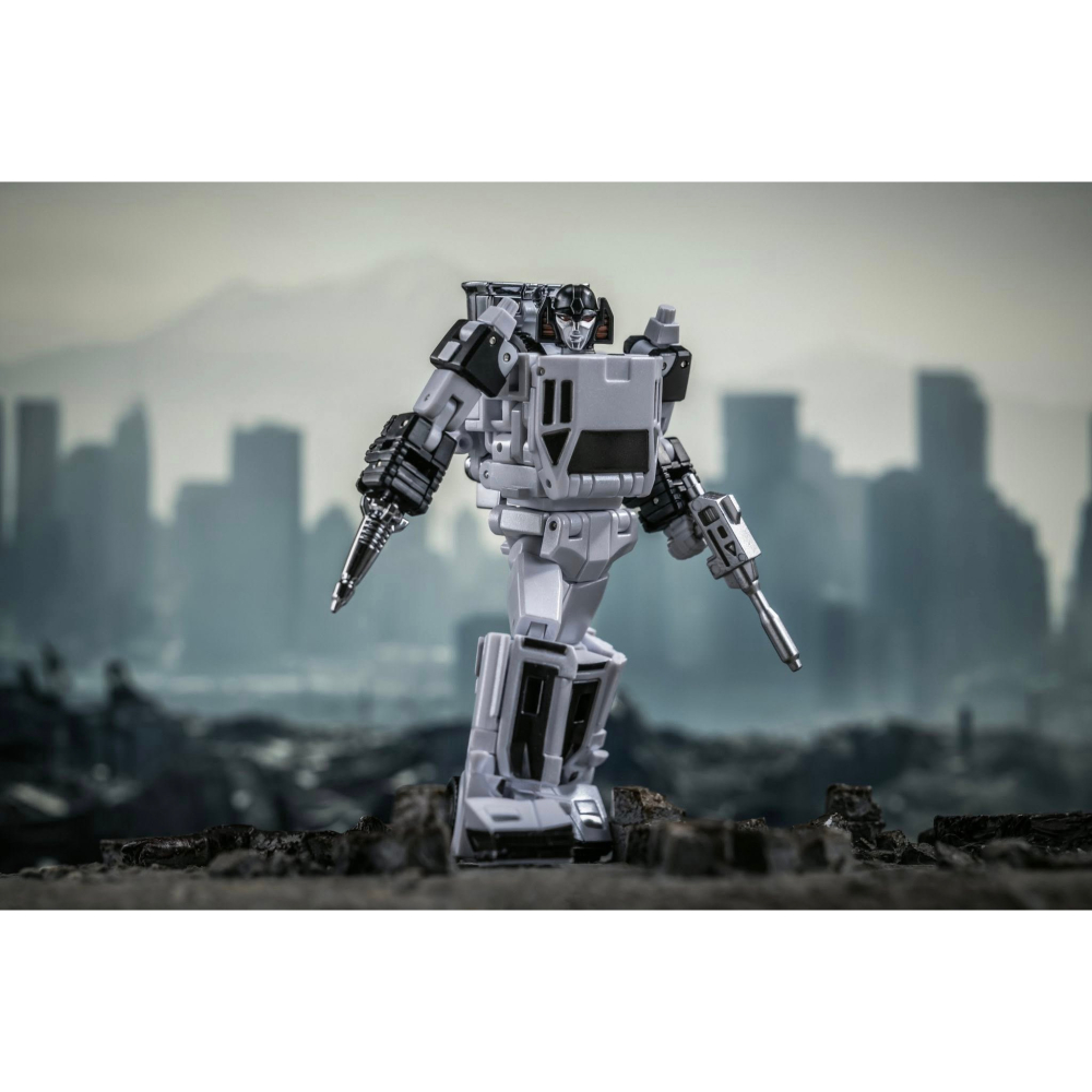 【台灣現貨】NEWAGE 白警 小比例 H69P 異色 飛毛腿 太陽紋 Vice NA 第三方 變形玩具-細節圖9