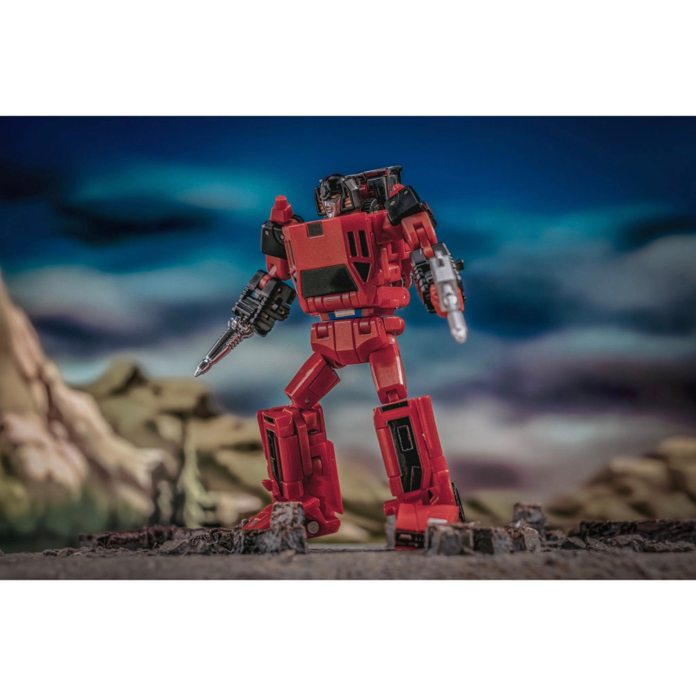 【台灣現貨】NEWAGE 紅俠 小比例 H69R 紅色 飛毛腿 太陽紋 Cole NA 第三方 變形玩具-細節圖9