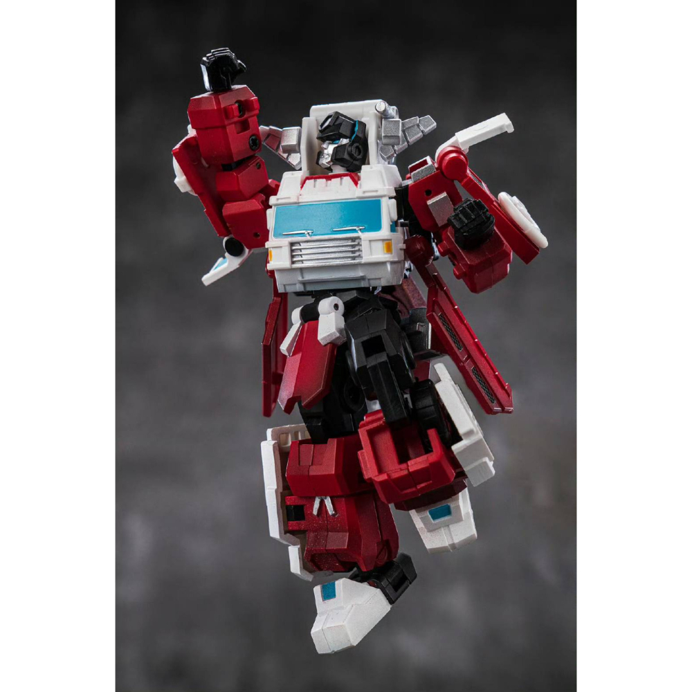 【台灣現貨】鐵工廠 武者 火流星 小比例 消防車 EX-62H EX62H IronFactory 飛瀑銀河 星瀧 IF-細節圖2